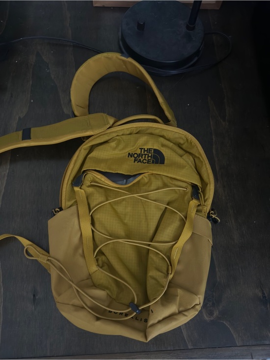 The North Face Handbags - The North Face mini Mustard Yellow Daypack Backpack